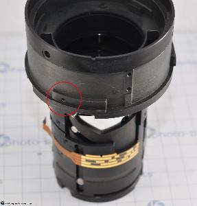 Кольцо (внутренние баррели) Nikkor 24-70 2.8, в сборе с внутренними линзами 1С999-528-2 (новая верс)